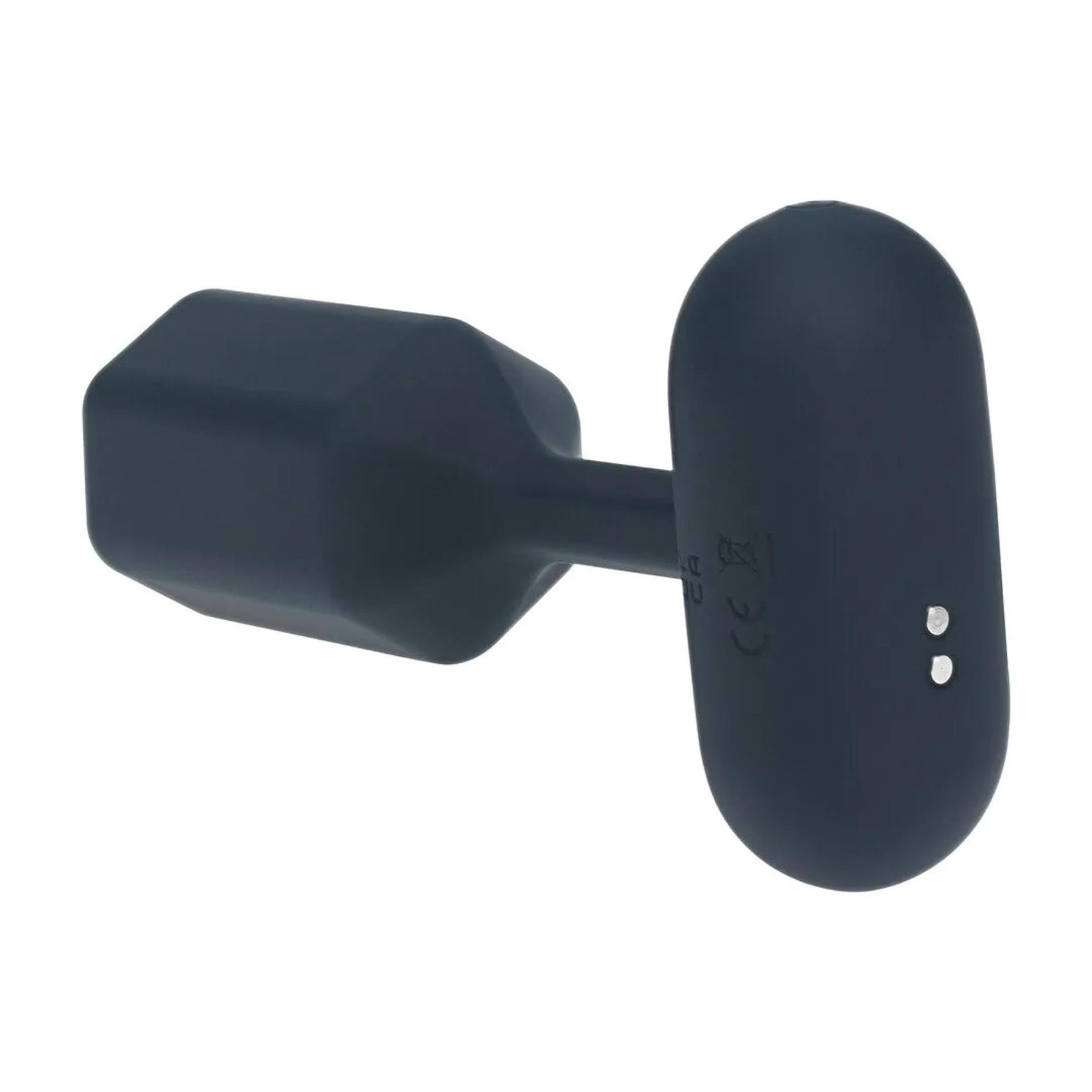 Dop anal vibrant hexagonal Levelz din silicon, M, negru
