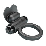 Inel vibrant pentru penis Pretty Love Debenaire, negru, cu 10 funcții