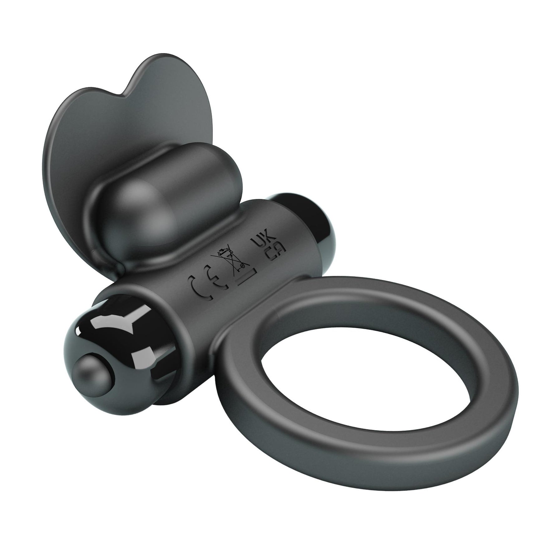Inel vibrant pentru penis Pretty Love Debenaire, negru, cu 10 funcții