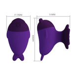 Stimulator clitoridian mini din silicon violet Pretty Love Dolphin