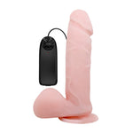 Vibrator realist din silicon Baile cu telecomandă 20 cm