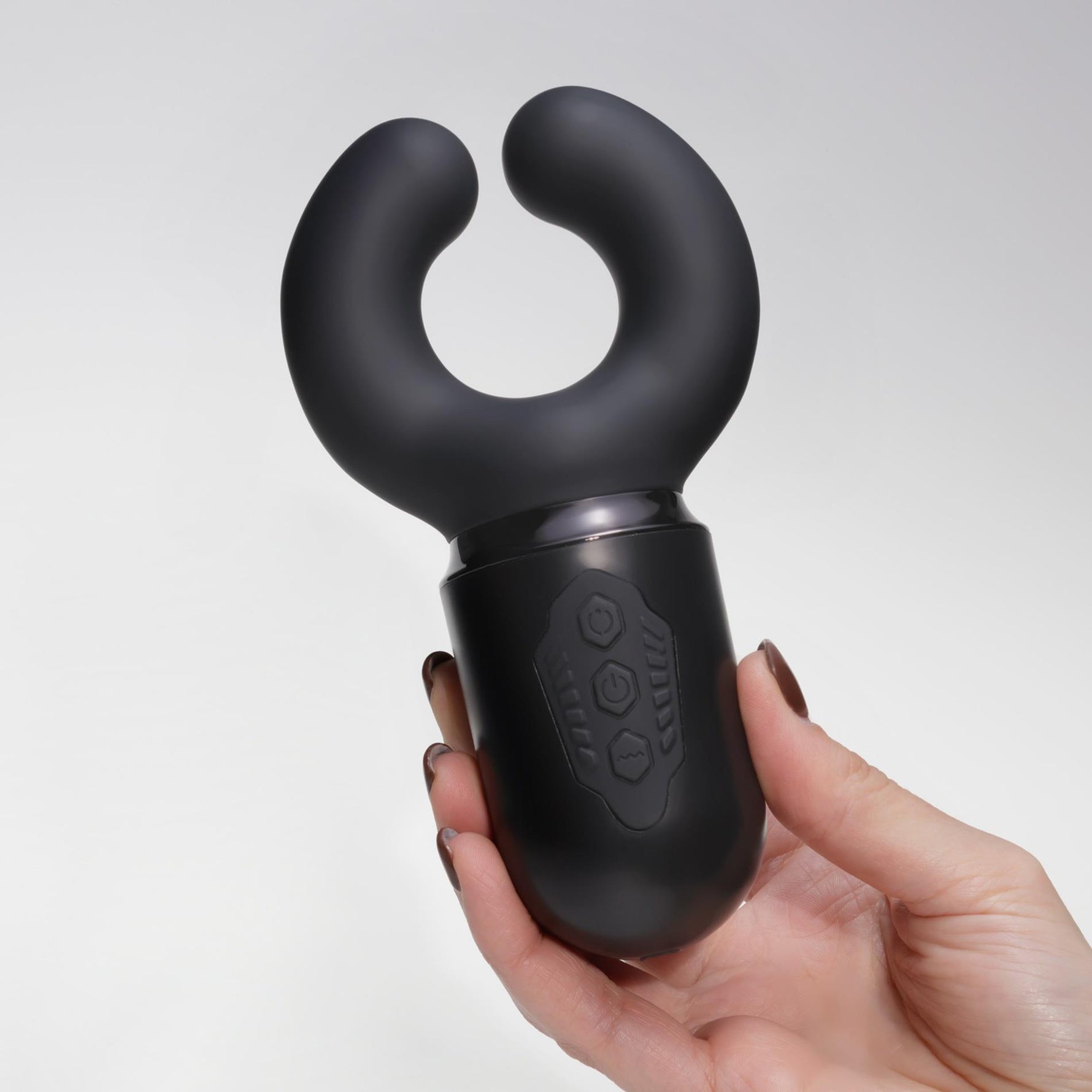 Masturbator cu presiune USB Crushious Kong din silicon, 16 cm