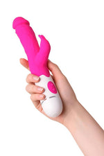 Vibrator iepuraș din silicon Mist A-Toys roz 25 cm