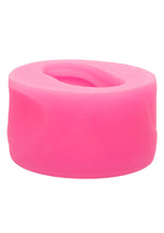 Inel pentru penis din silicon Calexotics Slop Top Filthy Luv, roz