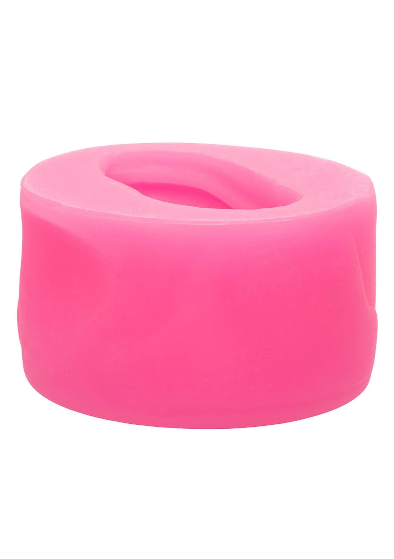 Inel pentru penis din silicon Calexotics Slop Top Filthy Luv, roz