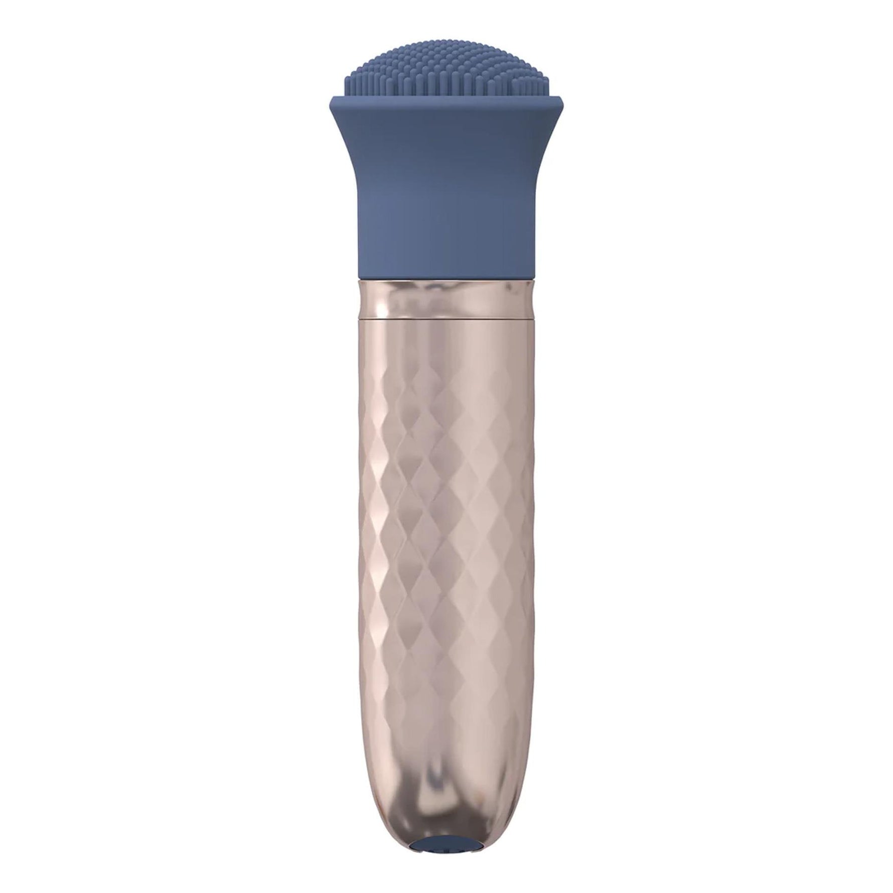 Vibrator Loveline The Thrill din silicon, albastru, 10 moduri