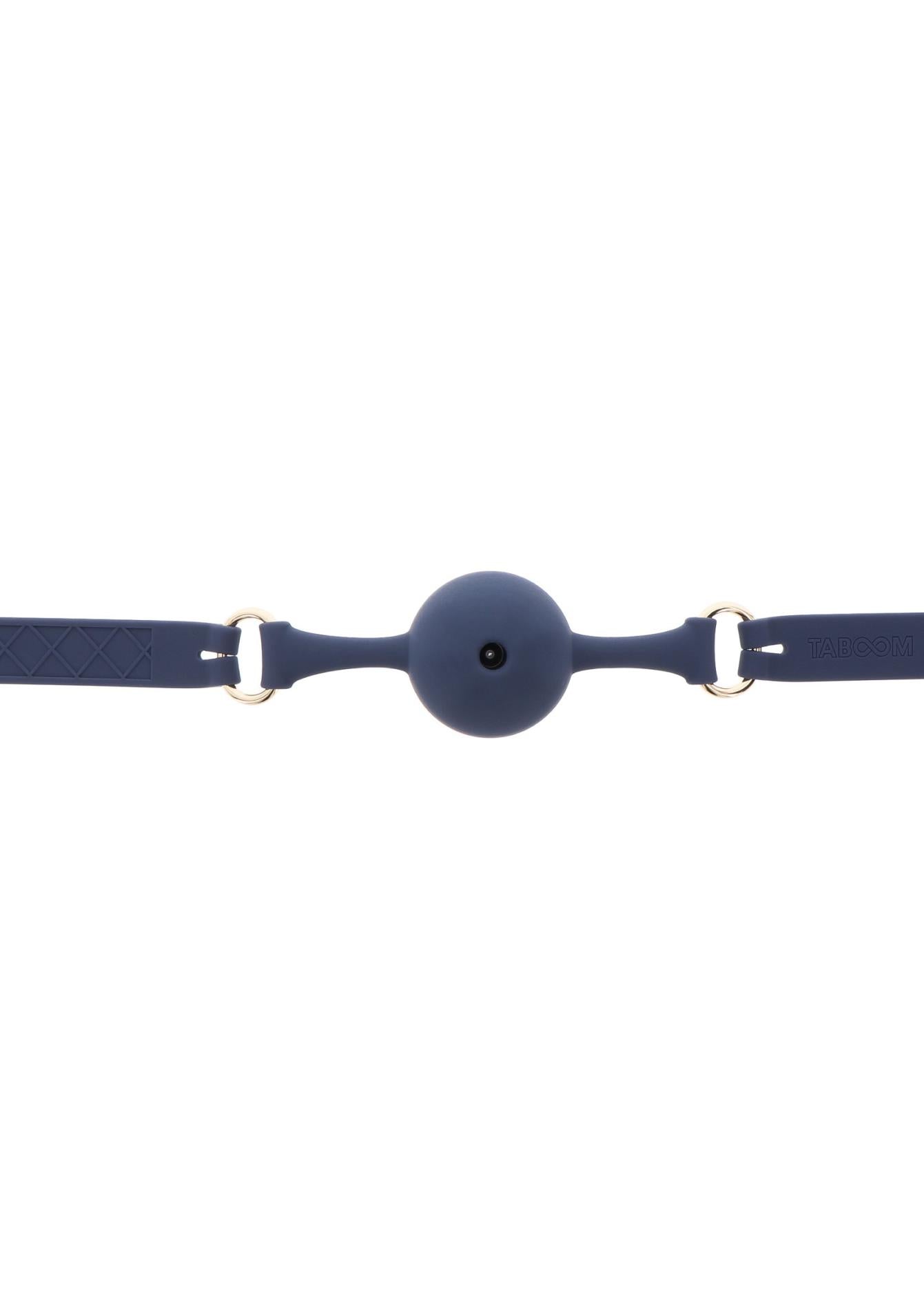 Taboom gag din silicon albastru 64 cm