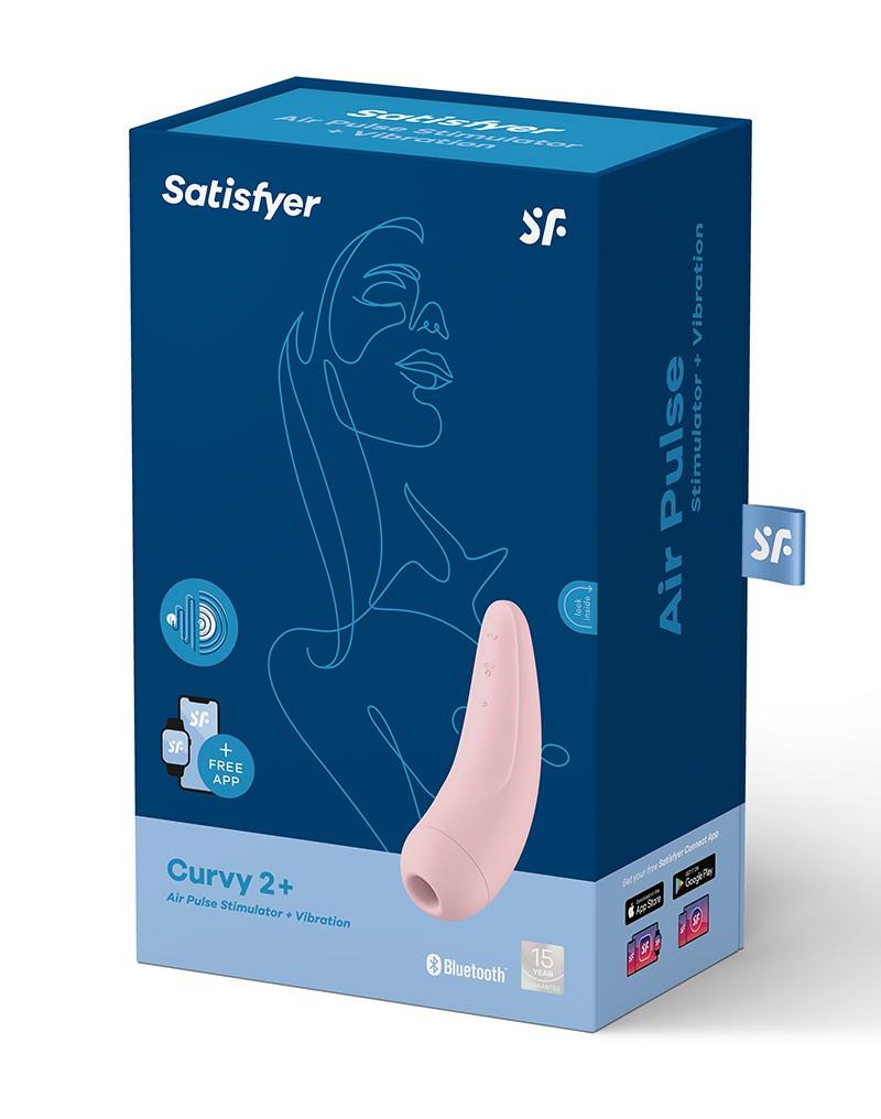 Vibrator - Curvy 2+ Stimulator cu puls de aer + vibrații