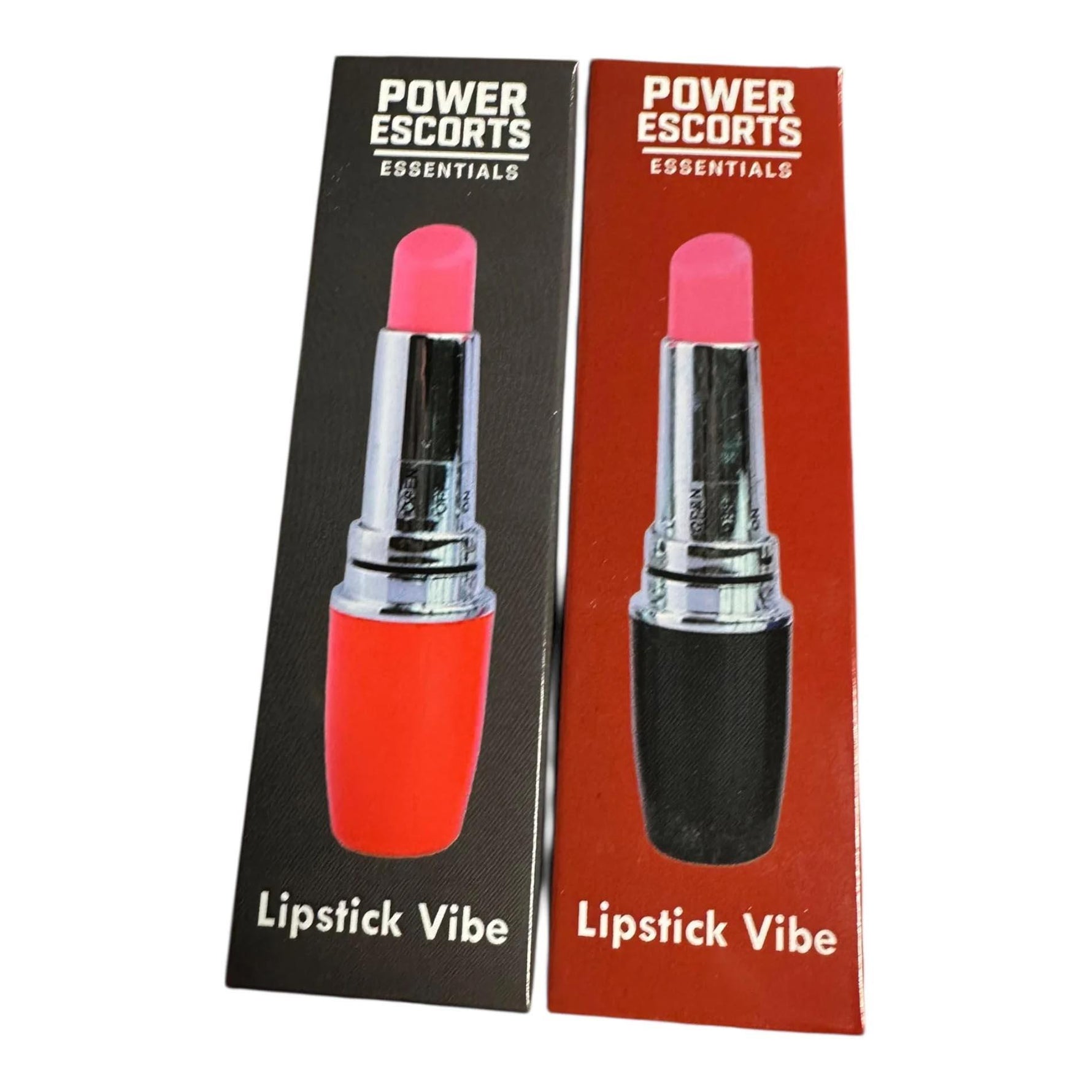 Vibrator mini ruj Power Escorts roșu 9,5 cm