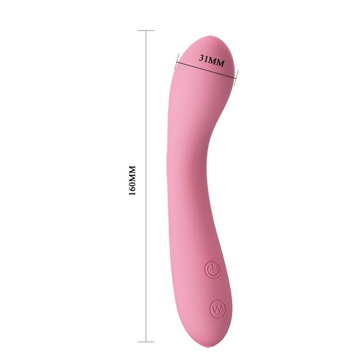Vibrator Pretty Love Gloria din silicon, 30 de funcții, 16 cm