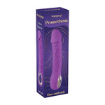 Vibrator realist fantezie din silicon violet 22 cm cu încălzire USB