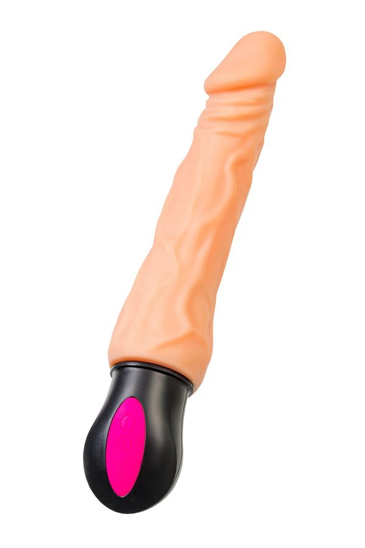 Vibrator flexibil încălzit realist A-Toys Cocksman 20,5 cm