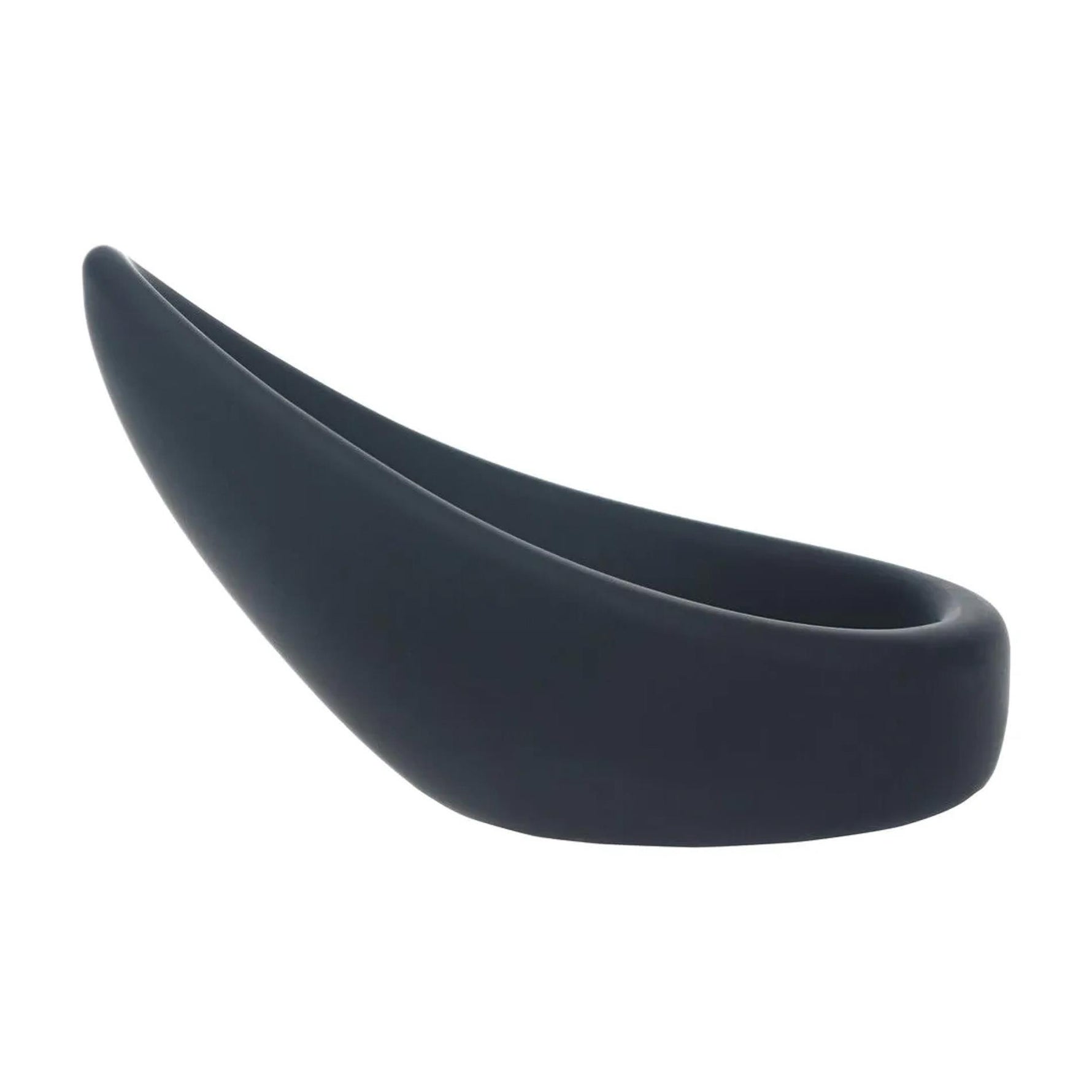 Inel de erecție Levelz din silicon tip lacrimă, negru, 9 cm