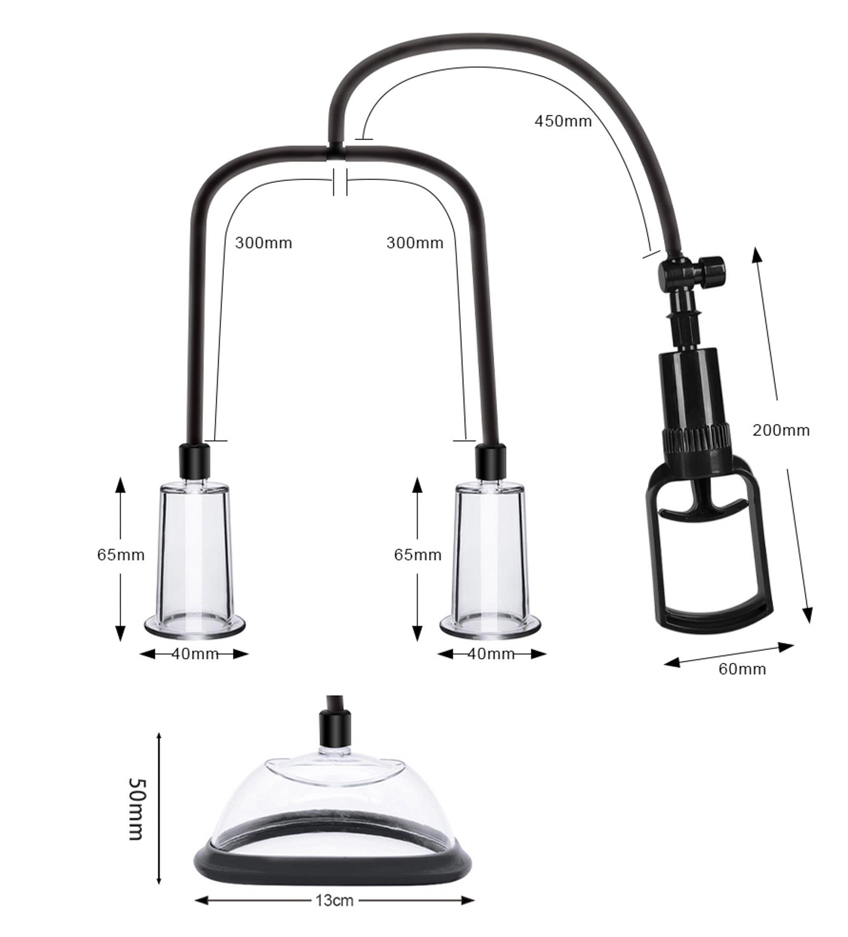 Set pompe Passion pentru femei Set pompe din silicon seria B Power
