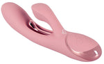 Vibrator USB Beau Coeur Avenor G Spot din silicon, cu formă de iepuraș, 23 cm