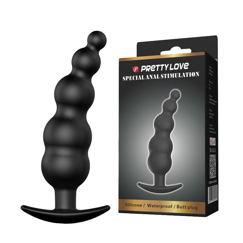 Dop anal din silicon Pretty Love 11 8 cm 3 cm