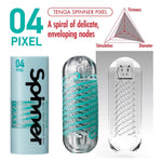Masturbator Tenga Pixel spinner transparent 13 cm