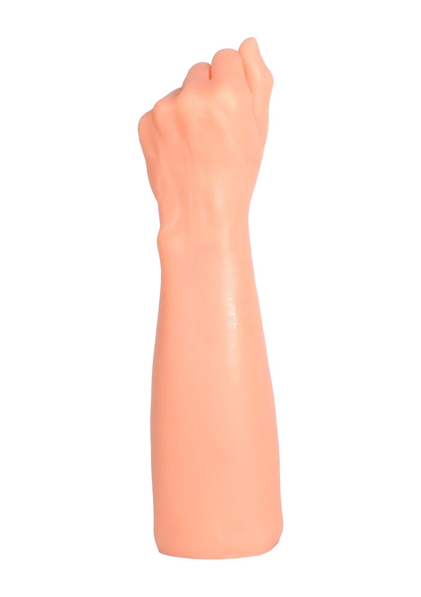 Pumn anal extrem ToyJoy Get Real, culoare deschisă a pielii, 30 cm
