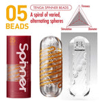 Masturbator Tenga Spinner Beads Transparent 13 cm