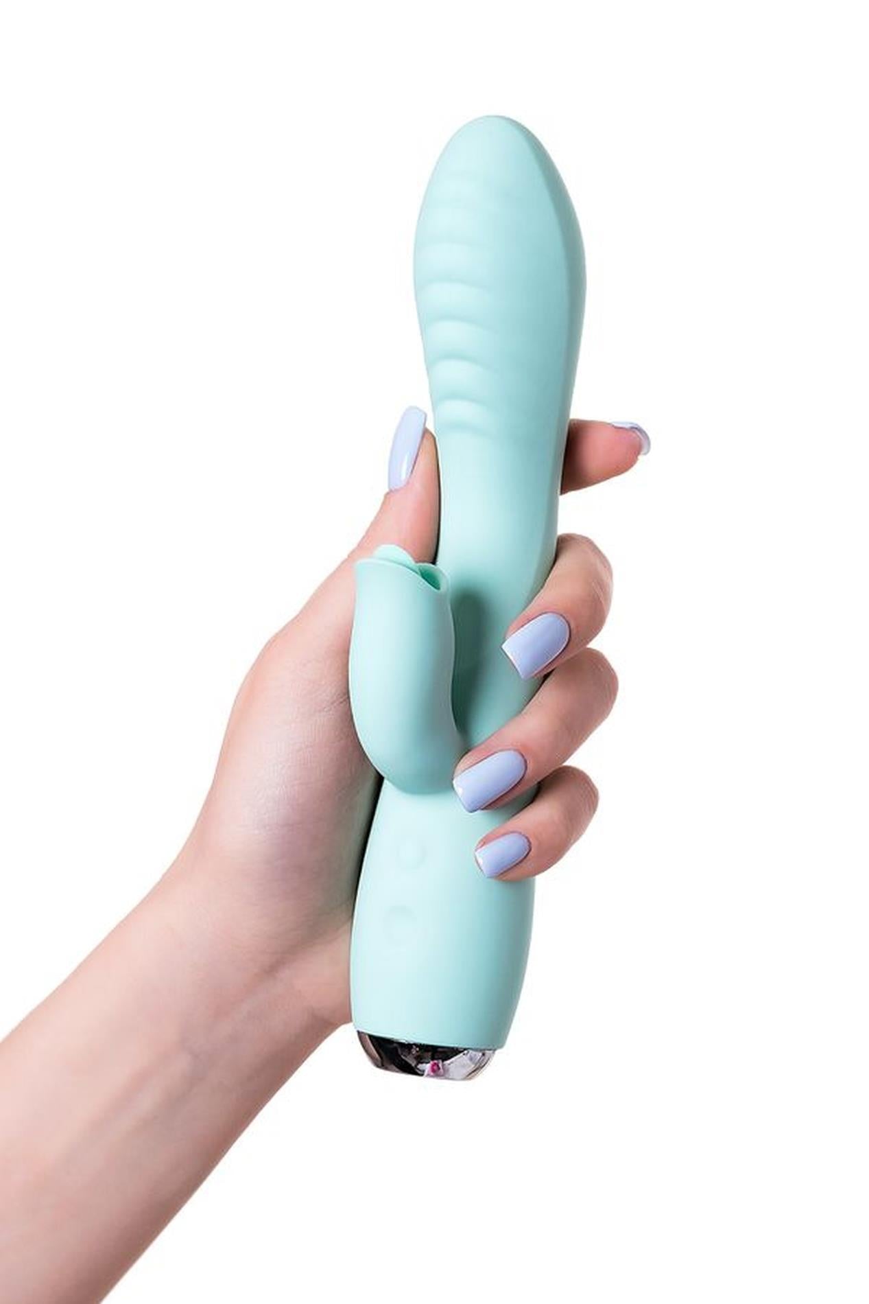 Vibrator MILO JOS din silicon pentru lingerea iepurașului