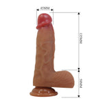 Dildo realist Pretty Love Dwell din silicon super moale 19 cm