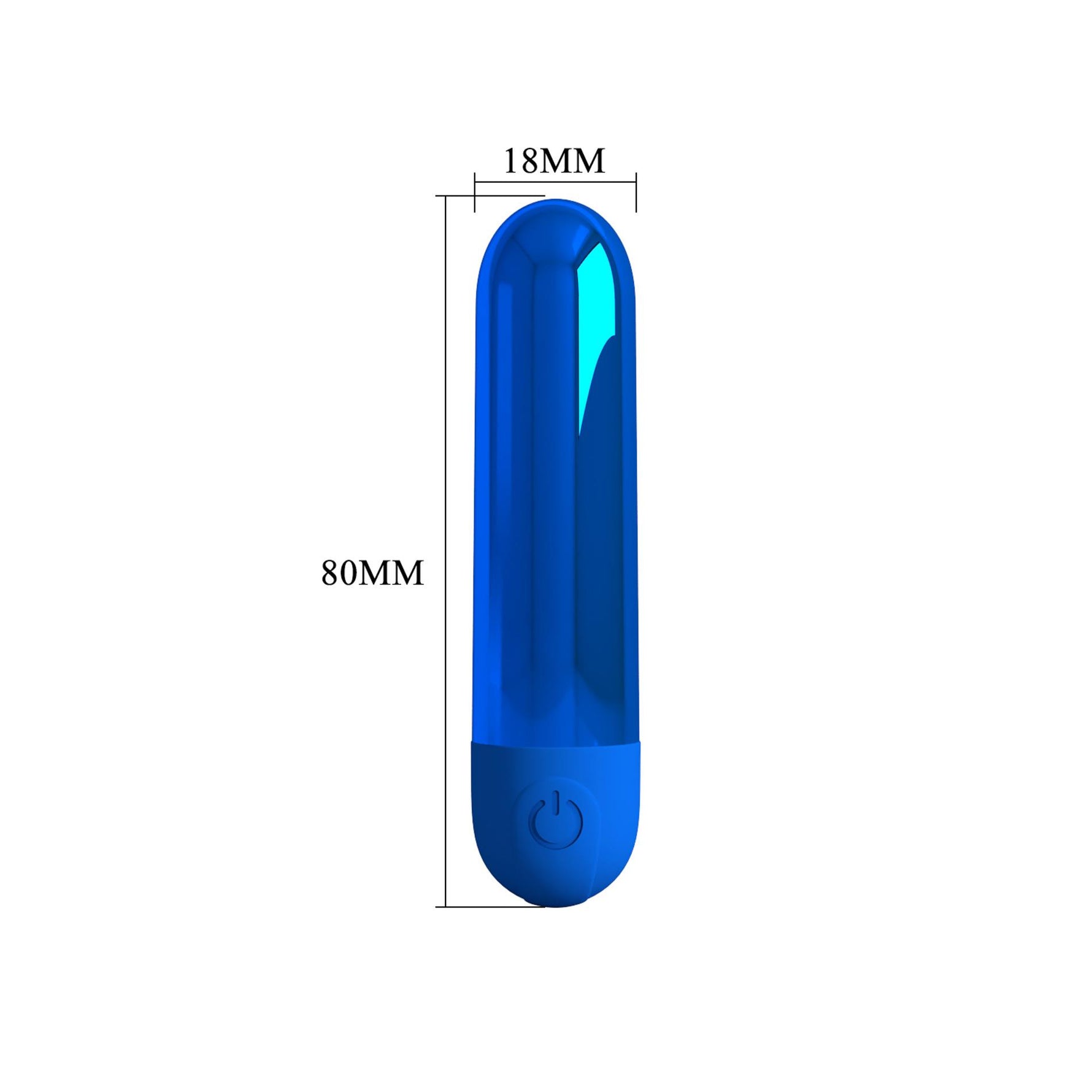 Vibrator Pretty Love Kiwi Mini Bullet Albastru