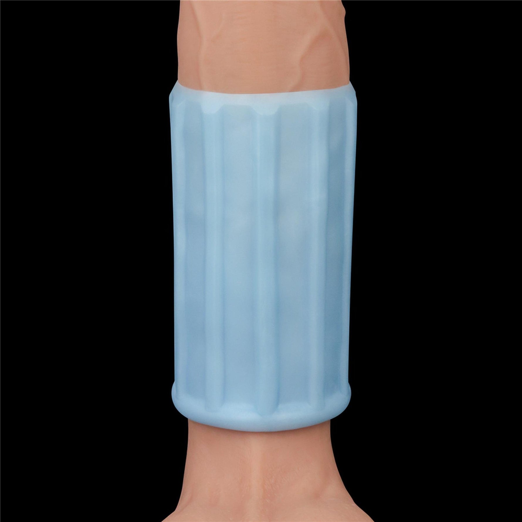 Inel vibrant Lovetoy cu mărire de 10 cm