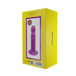 Dildo Hitsens 3 Adrien Lastic din silicon violet cu ventuză