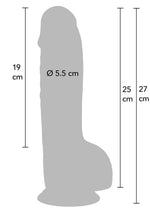 Dildo realist din PVC Inferno Hidden Desire 25 cm