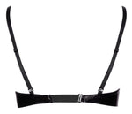 Sutien din vinil Black Level, negru, 75D