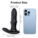 Lovesecret Premium, aparat de masaj pentru prostată USB controlat prin aplicație, 12 cm