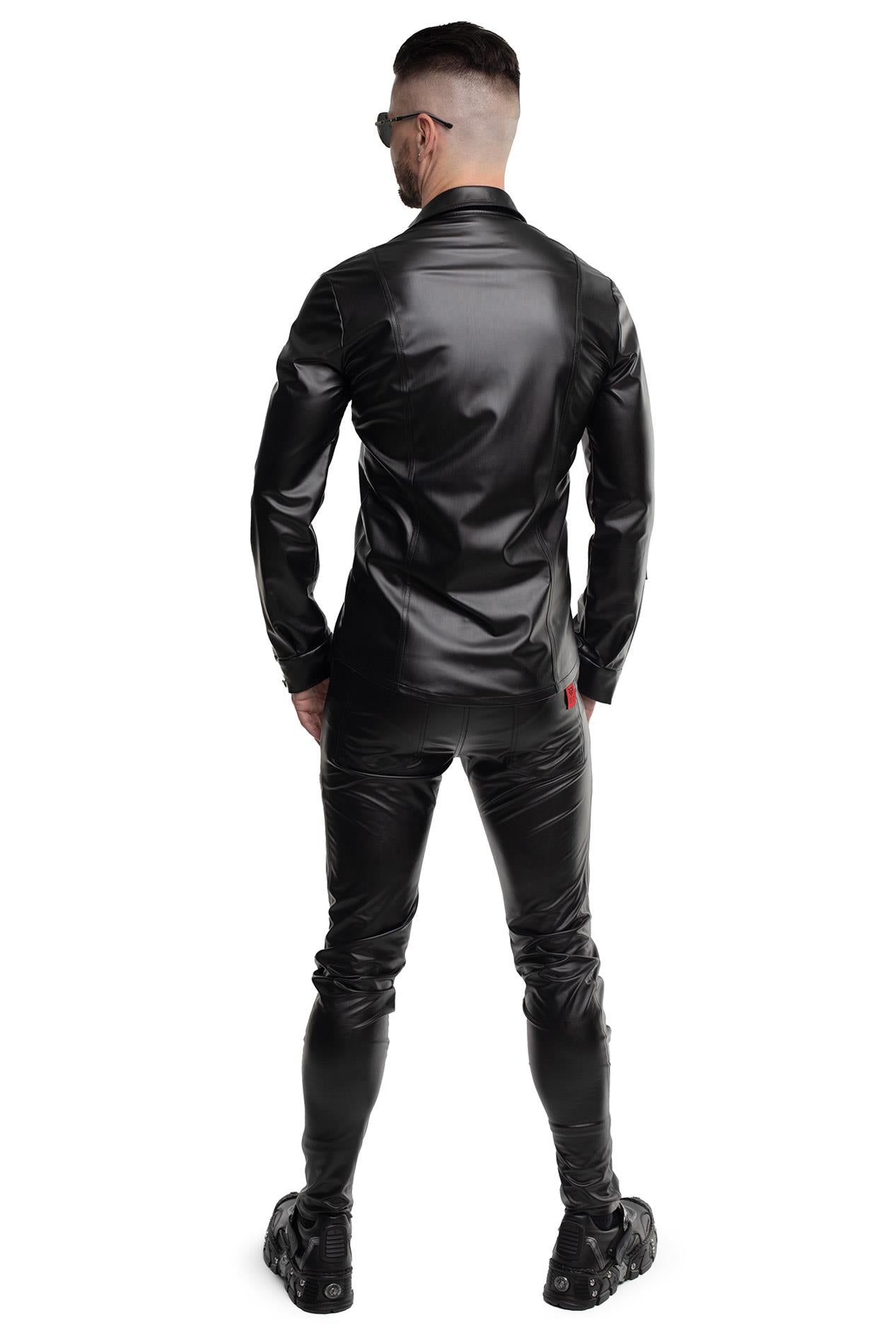 Tricou Regnes Fetish Planet RMPasquale001 wetlook negru XL
