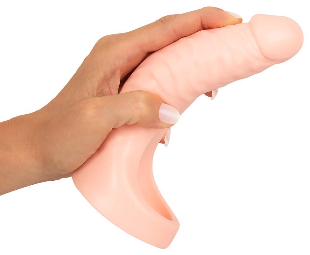 Inel vibrant Realistixxx Double Fucker 18 cm