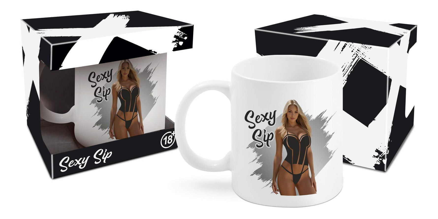 House of Mugs Cană erotică Sexy Sip 300ml