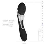 Vibrator USB Sway Vibes Wand din silicon, negru
