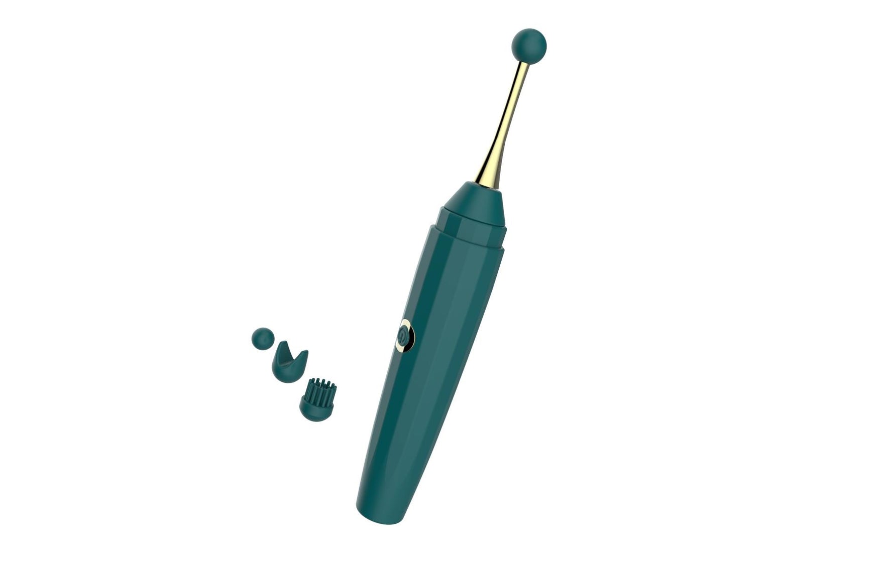 Stimulator USB Magic din silicon cu 3 vârfuri seria B, 10 funcții