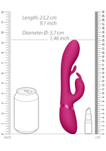 Vibrator Vive Tama Bunny roz USB 27,6 cm