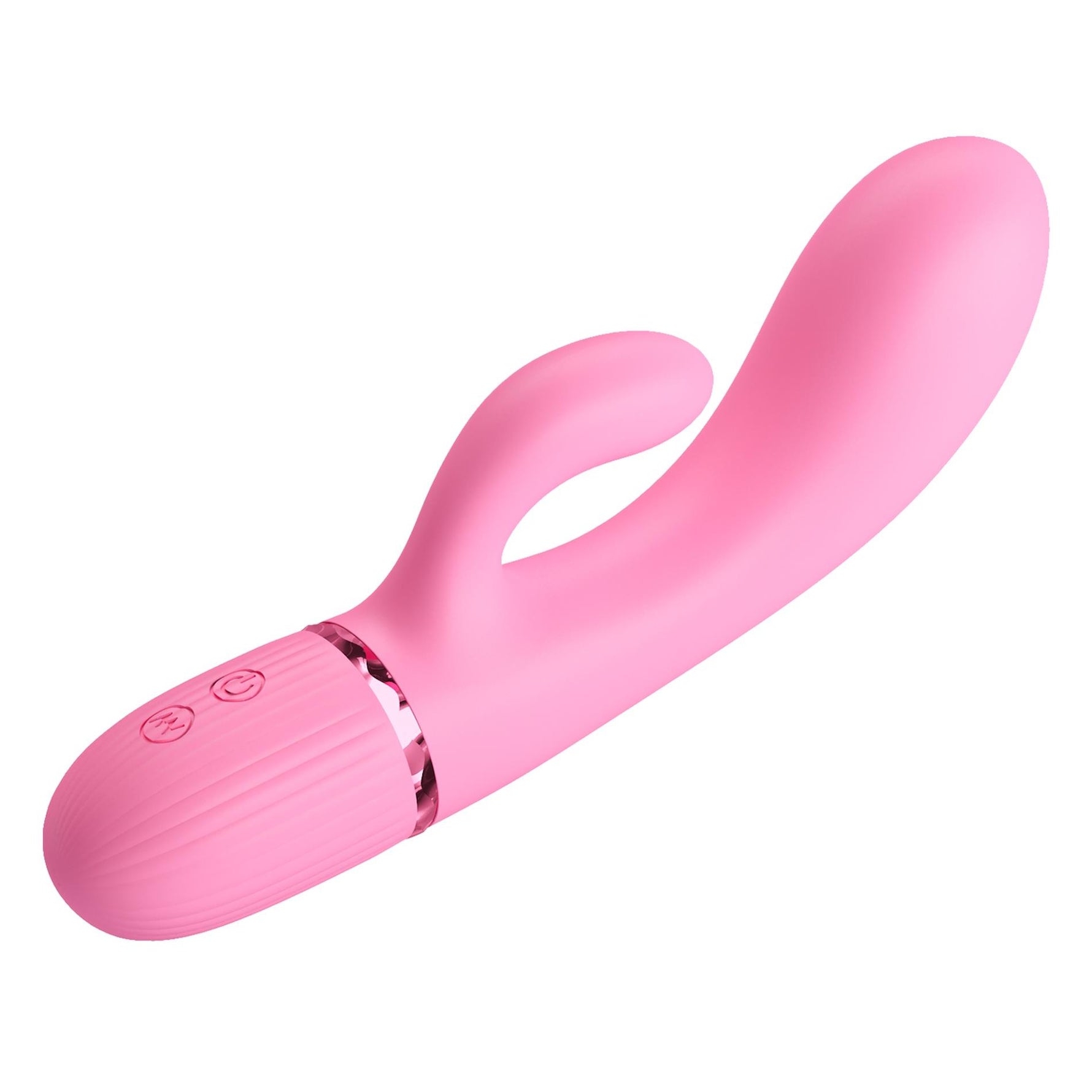 Vibrator Pretty Love Marski din silicon, model iepure, cu 10 funcții