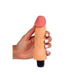 Vibrator Fantasy The Real Deal TPE cu vene de 17 cm