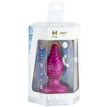 Plug anal spiralat Cherry Silexd roz perlat 9,2 cm