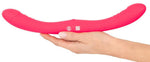 Vibrator dublu din silicon USB Couples Choice 31,2 cm