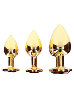 Dop anal cu diamant auriu Taboom 7 cm