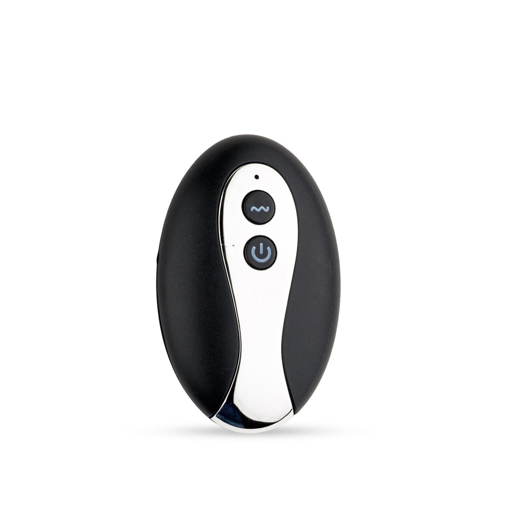 Dop anal vibrant metalic USB HeavyFun din seria B cu telecomandă