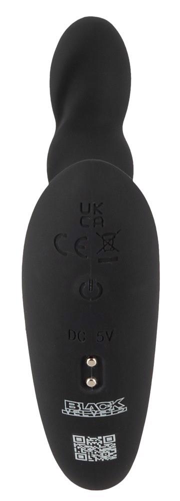Vibrator anal flexibil din silicon Black Velvets cu USB, 26 cm