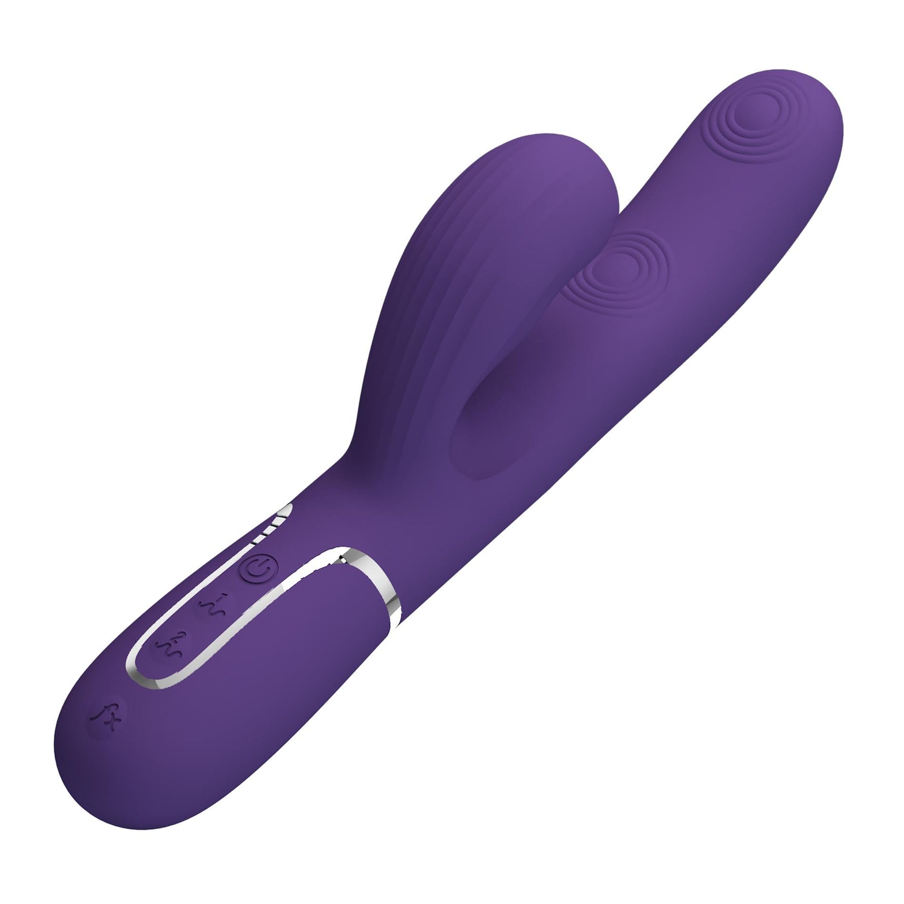 Vibrator Pretty Love din silicon cu formă de iepuraș, 14 funcții, USB