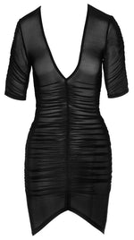 Rochie mini Cottelli PARTY cu volane, neagră L
