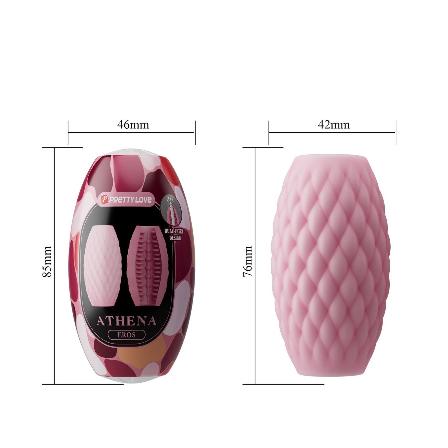 Masturbator compact impermeabil Pretty Love Athena EROS