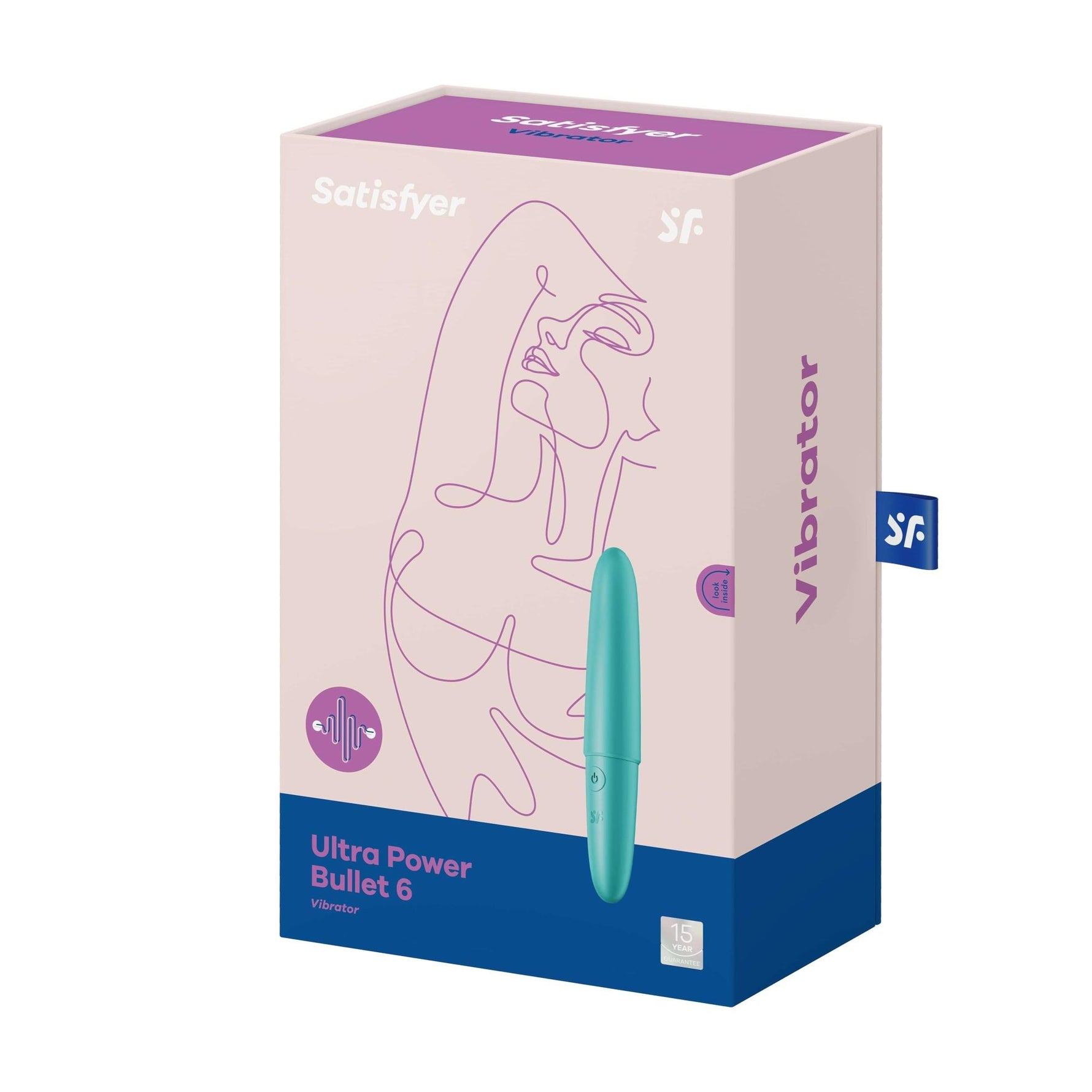 Stimulator Satisfyer Ultra Power Bullet 6 din silicon turcoaz