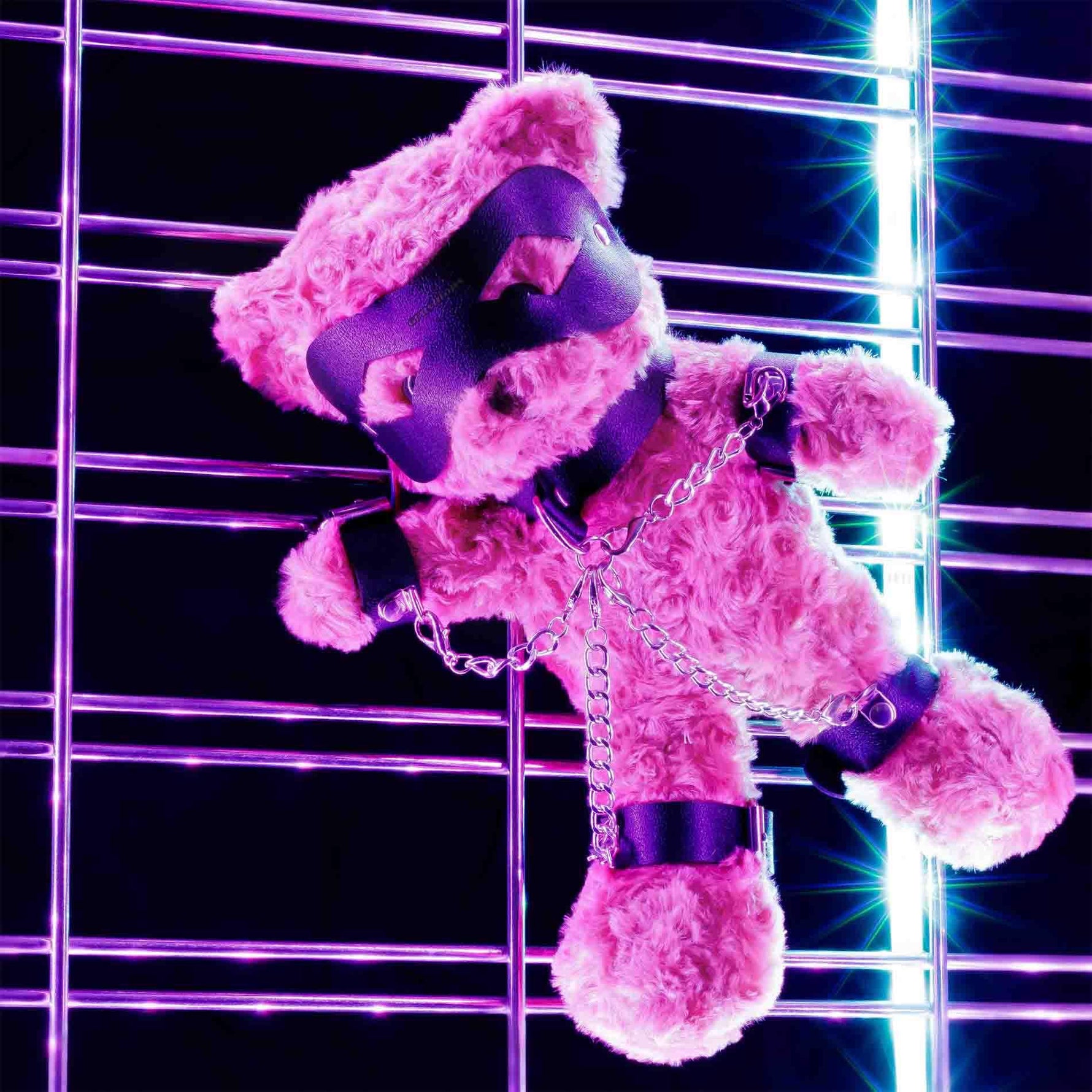 Ursuleț de bondage Crushito Crushious negru 31 cm