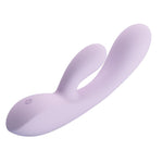 Vibrator USB Rosolyn Pretty Love din silicon, cu formă de iepuraș, 10 moduri